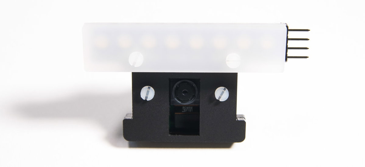 NeoPixel diffuser mounted