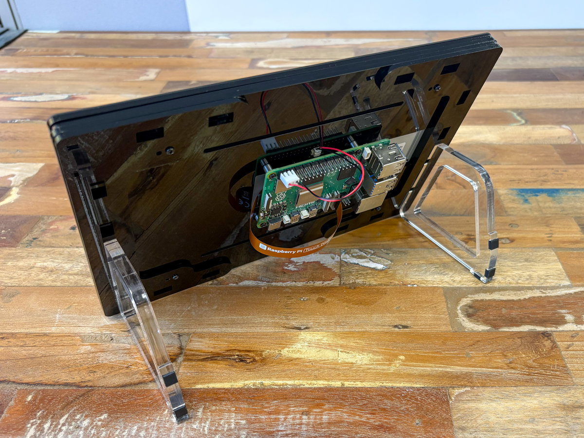 Completed Pibow Frame assembly shown from the rear