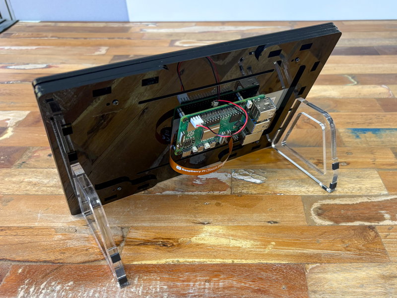 Completed Pibow Frame assembly shown from the rear