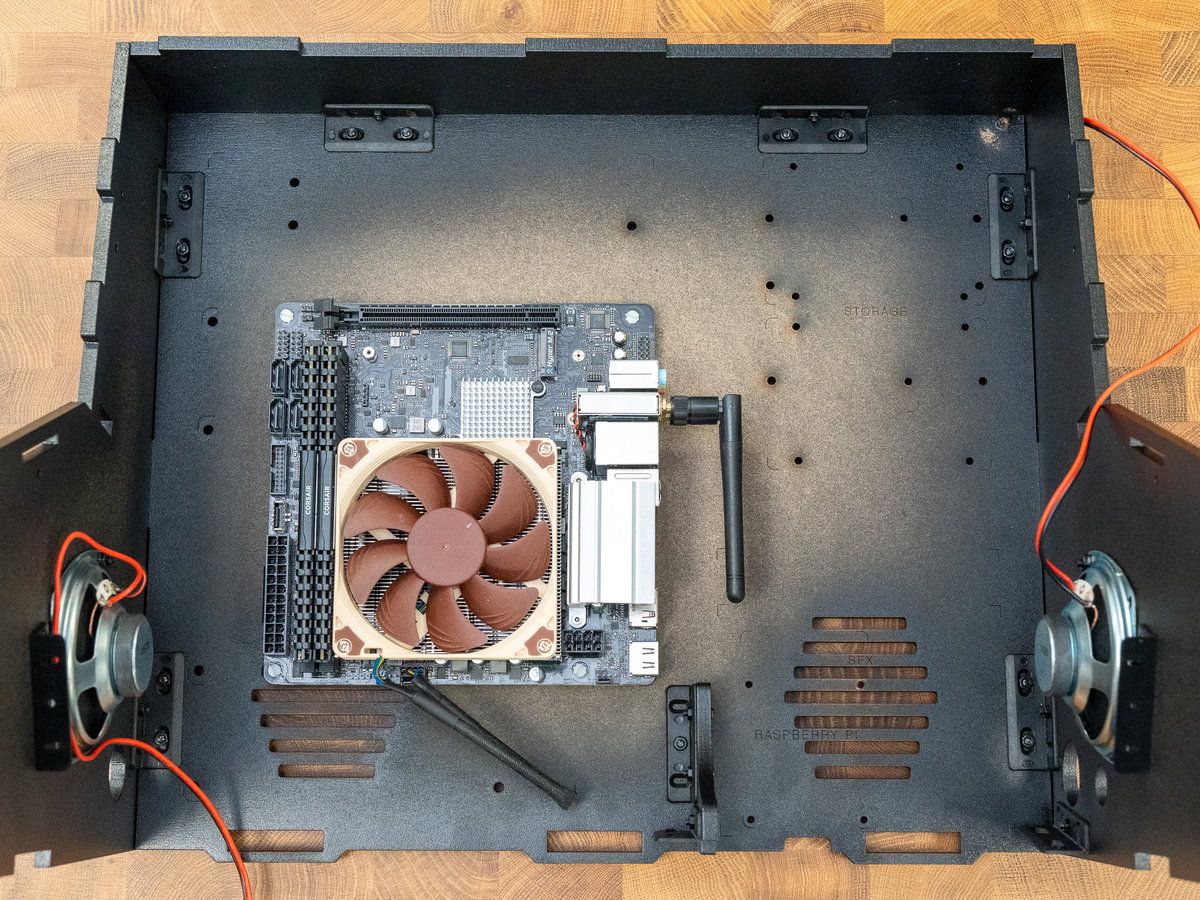 Alternative motherboard mounting position
