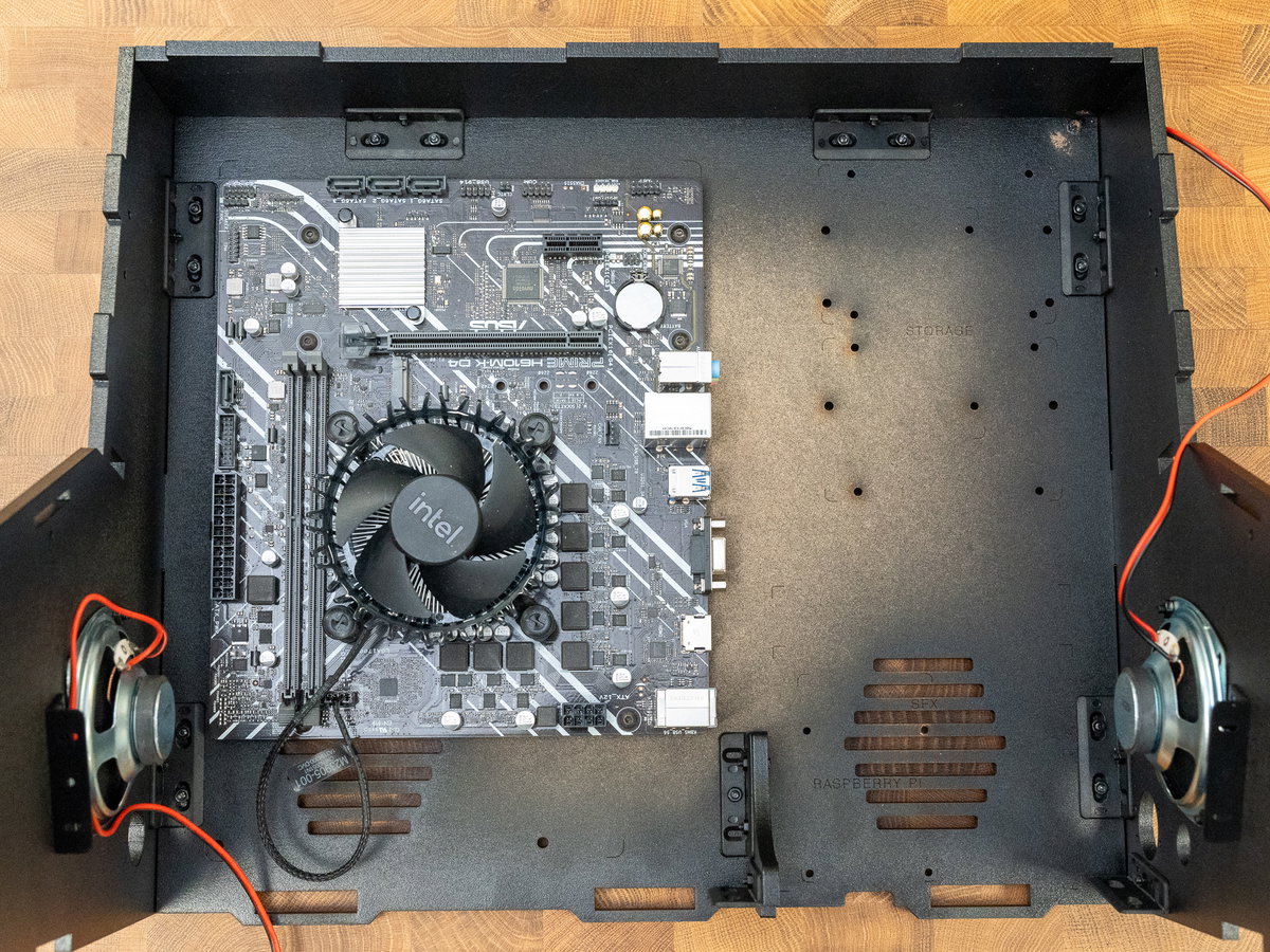 Alternative motherboard mounting position