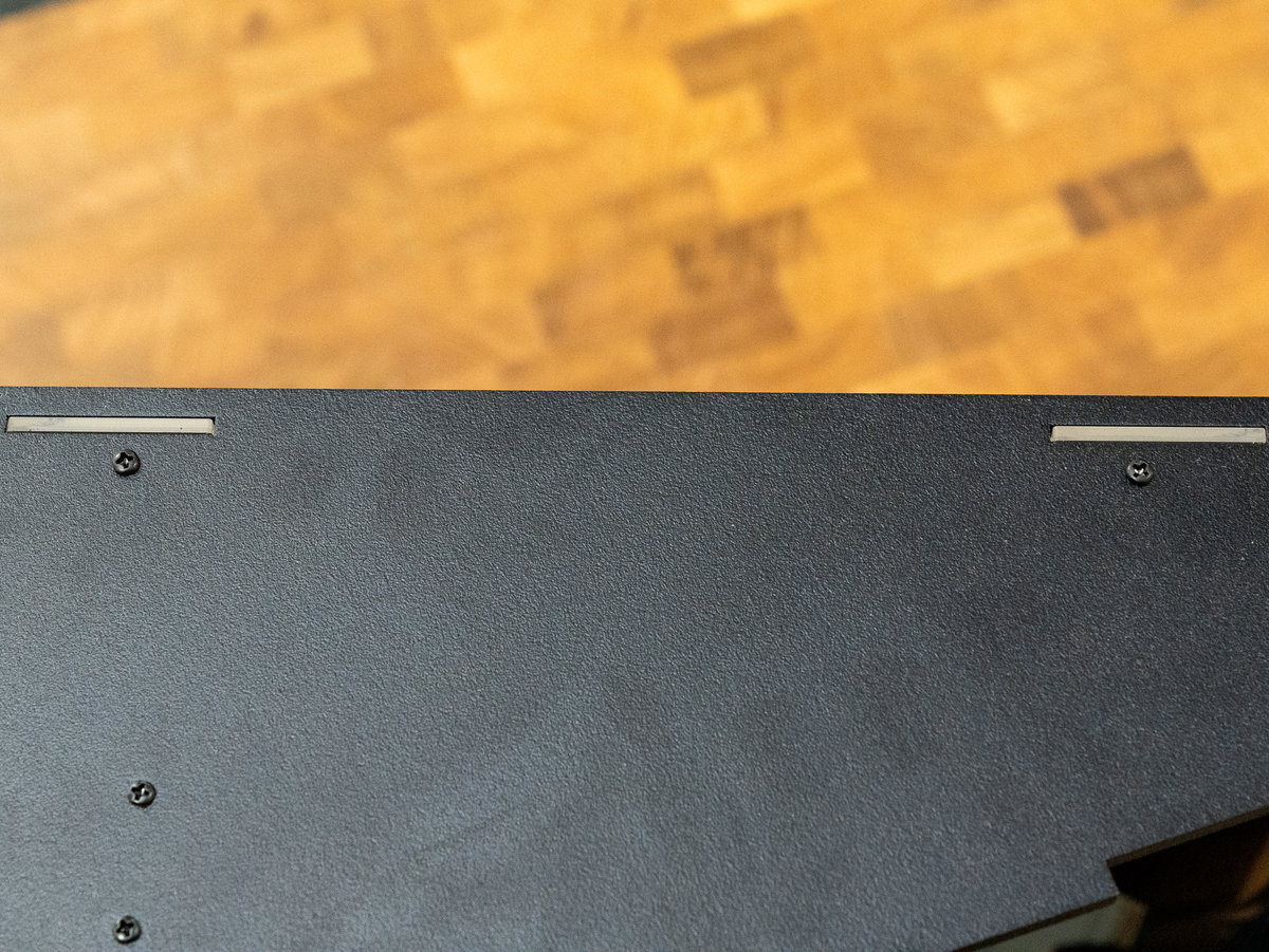 Display panel fastened inside the Picade Max cabinet