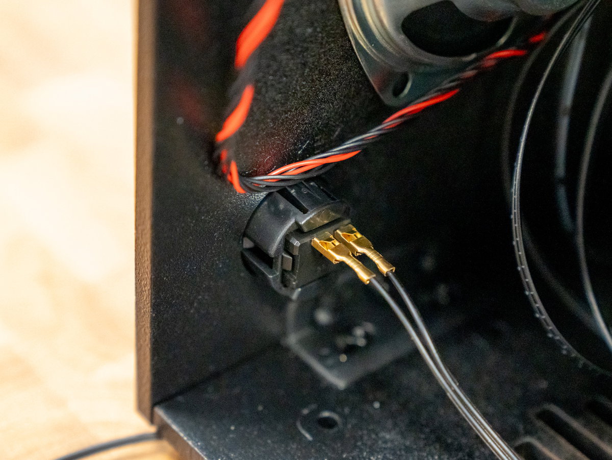 One-player side button fitted to the Picade Max cabinet