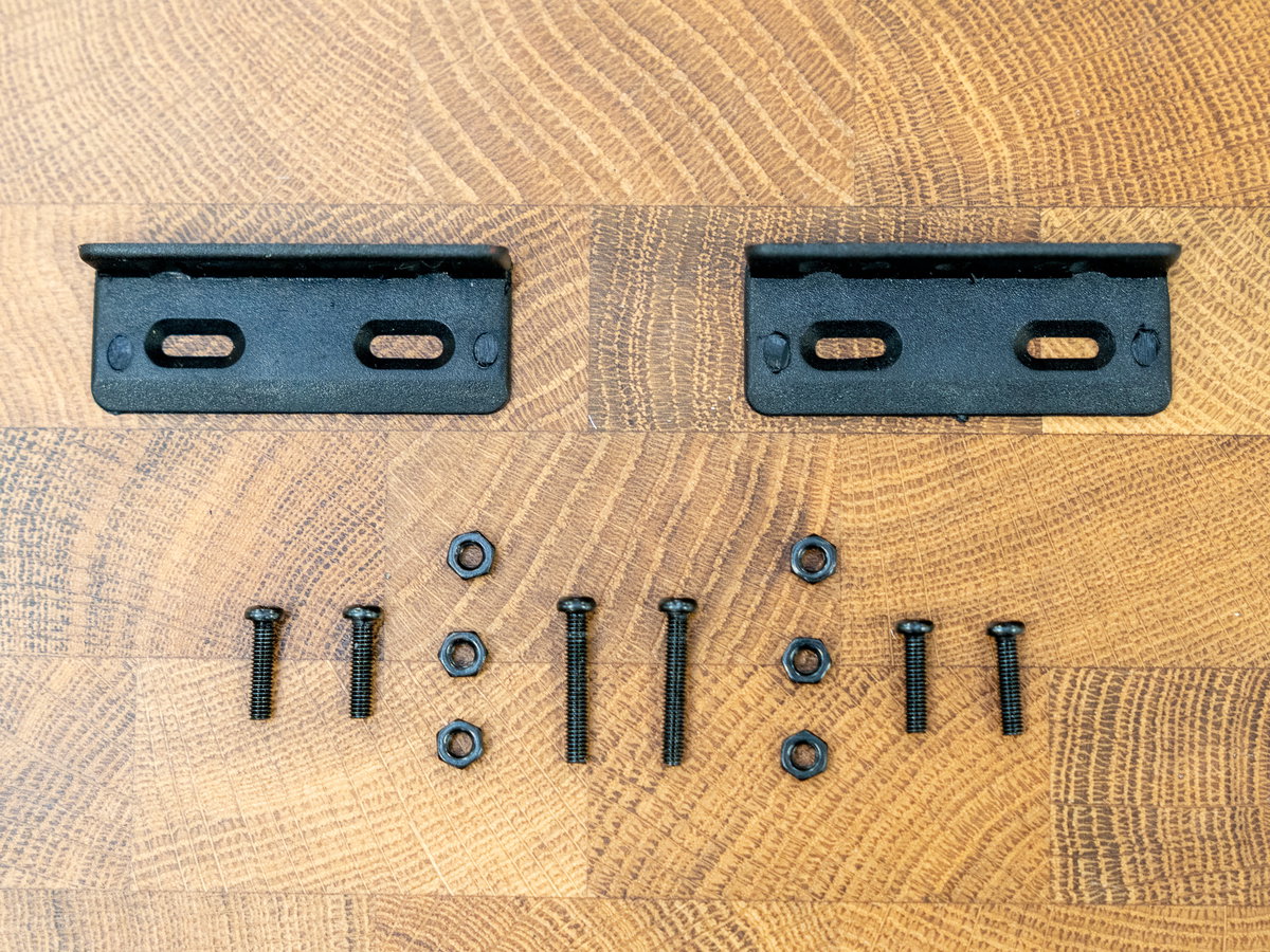 Plastic brackets, and M3 fixings