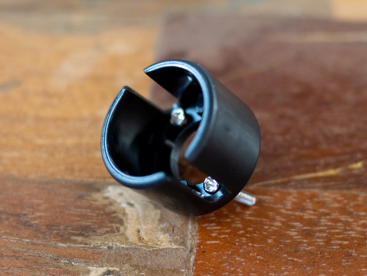 Screws inserted in castor housing