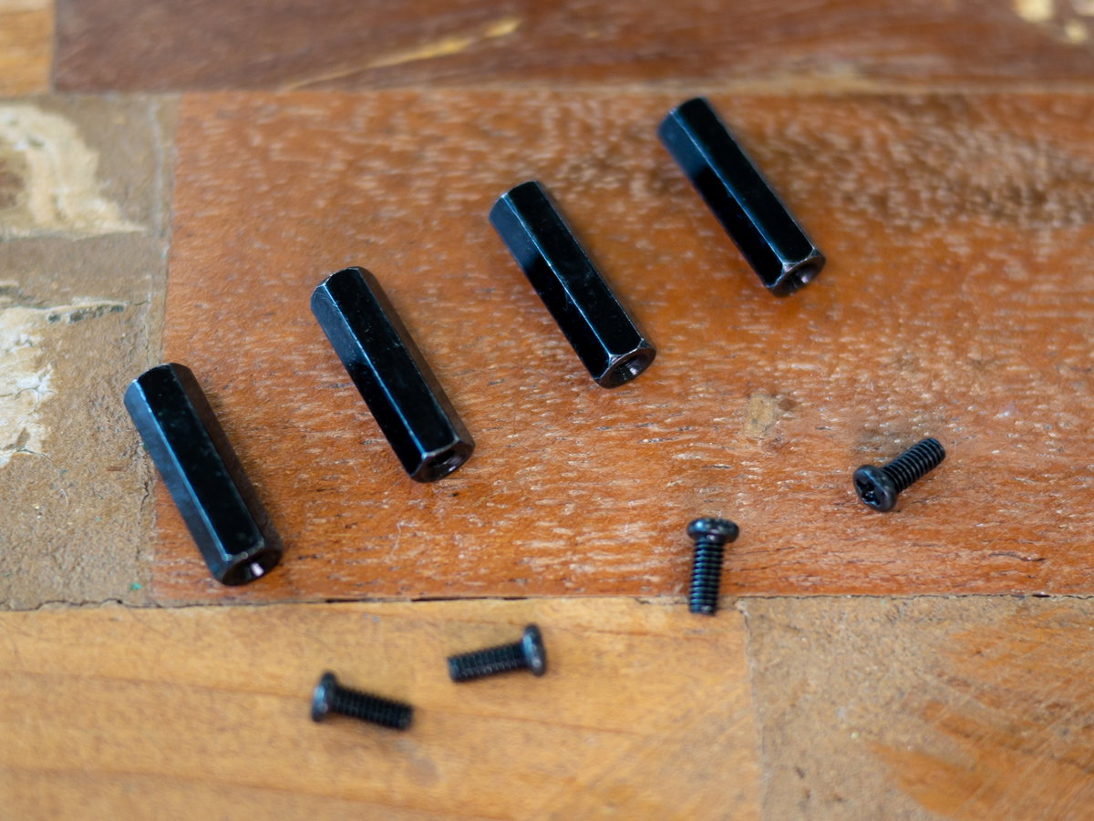 Long standoffs and screws
