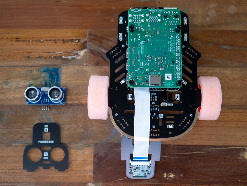Chassis assembly, front board and ultrasound sensor