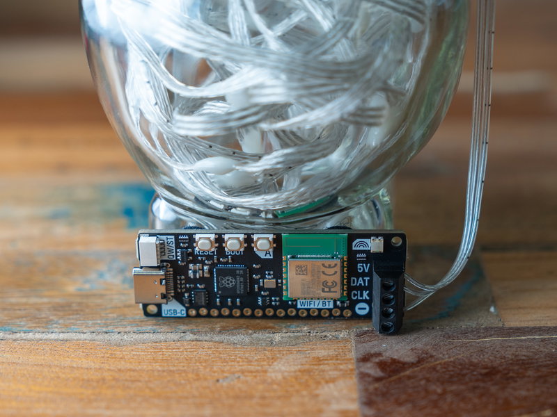 None Bottle with Plasma Stick attached