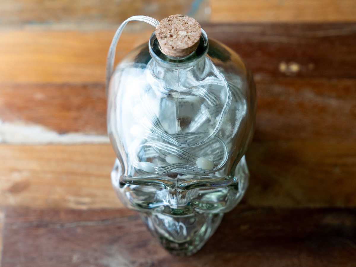 Bottle with cork