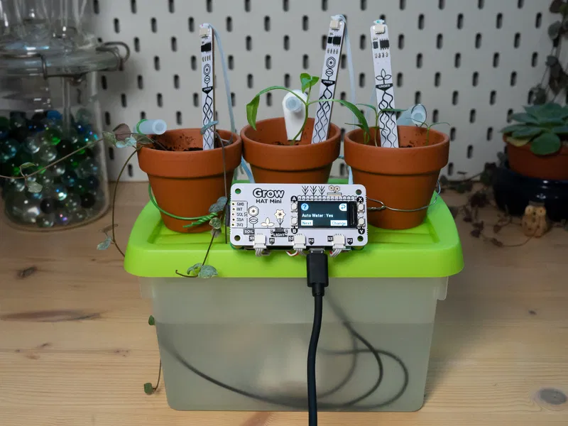 Enabling auto-watering using Grow