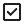 Checkbox icon