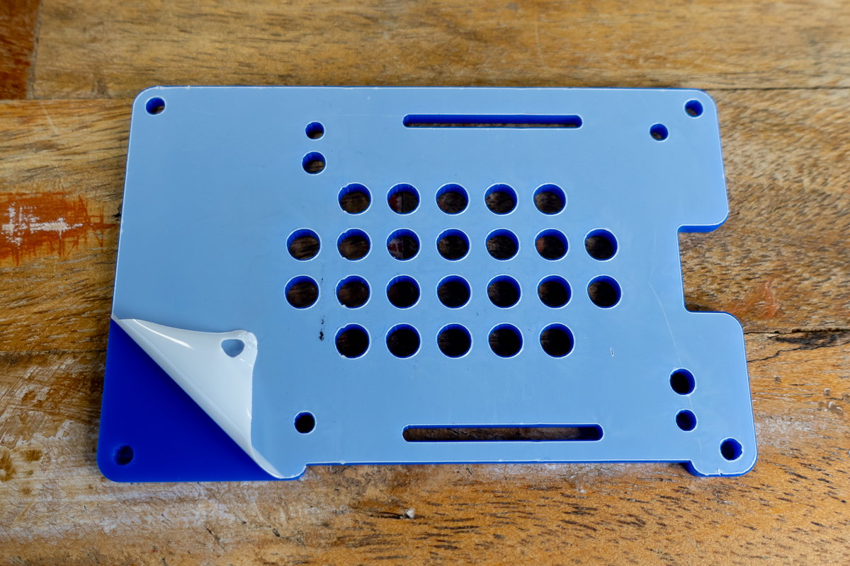 Peeling the protective film