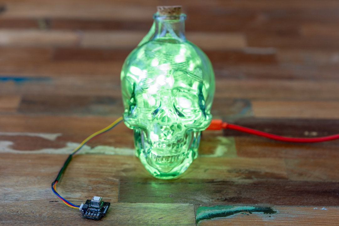 CO2 sensing skull!