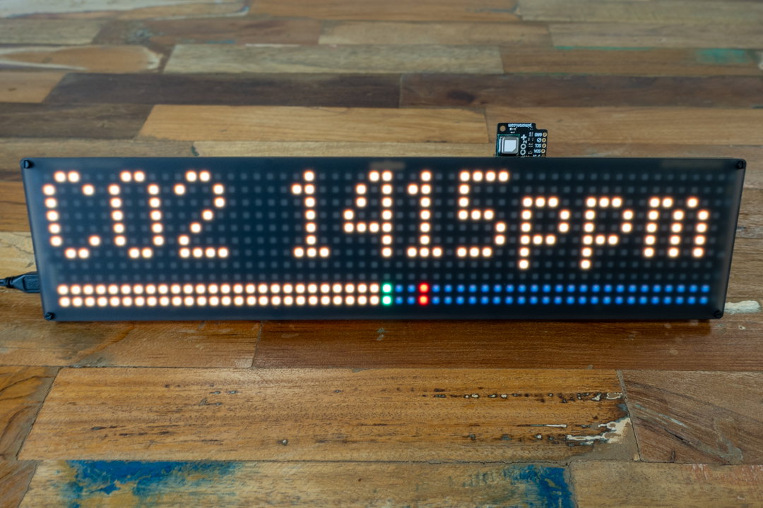 Galactic Unicorn showing a CO2 readout