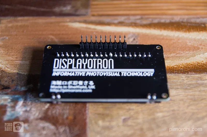 Soldered display