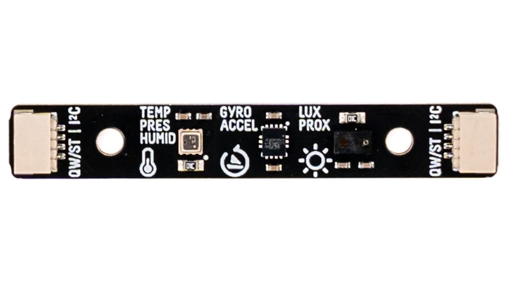 Multi-Sensor Stick with its temperature, light, proximity, accelerometer, and gyroscope sensors