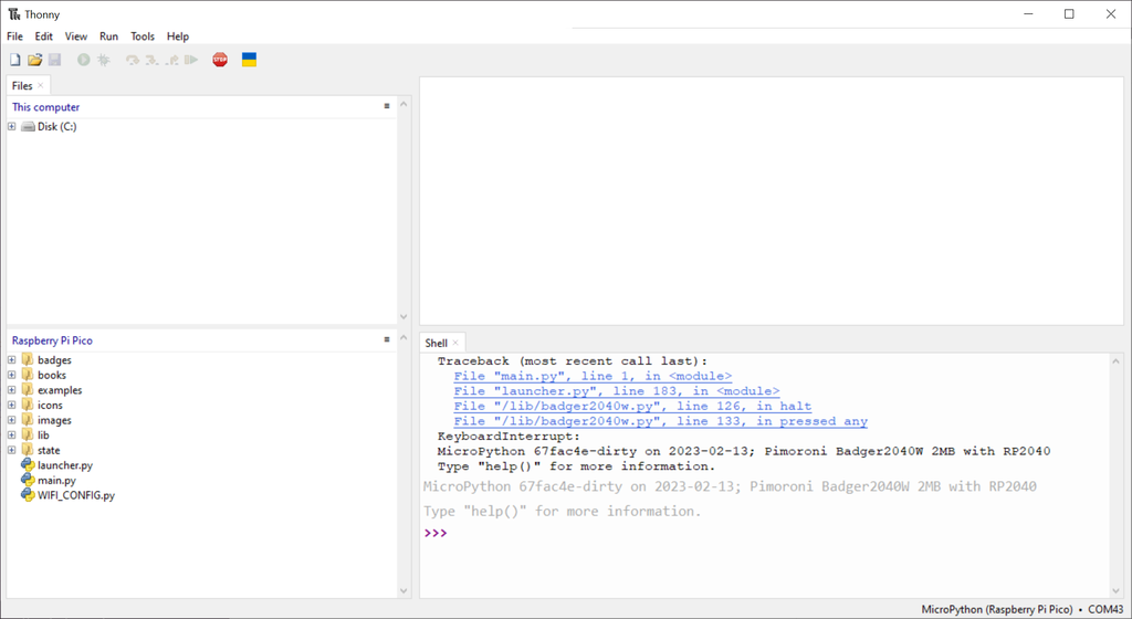 Getting Started with Badger 2040