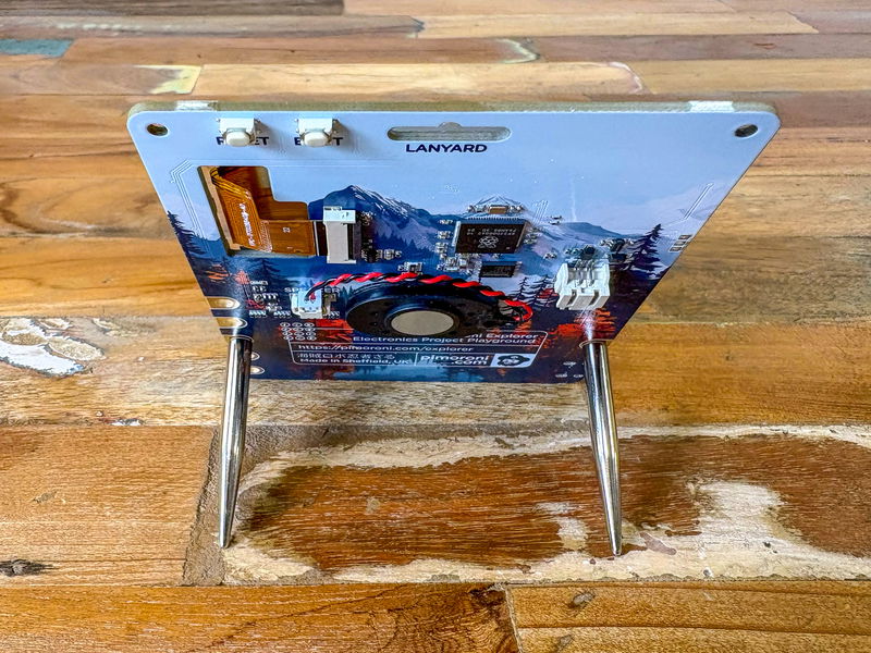 Board with legs from the back