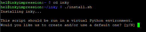 Getting Started with Inky Impression