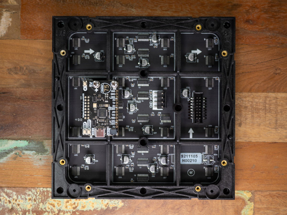 Panel with Interstate 75 plugged in