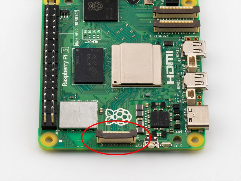 The Raspberry Pi 5 PCIe Socket