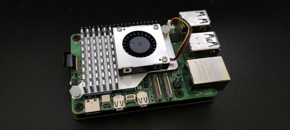 NVMe Base secured to a Raspberry Pi without HAT