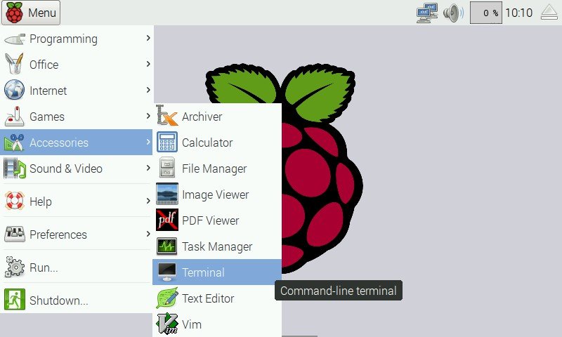 Raspberry Pi terminal