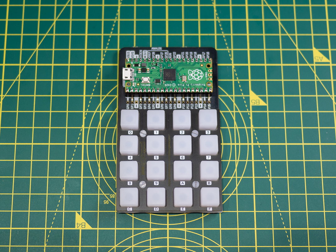 RGB Keypad Base with Pico attached