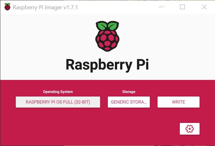 Screenshot of Raspberry Pi Imager