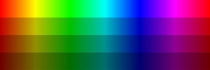 HSV, Some Brightness Steps