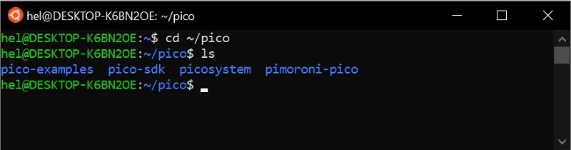 Pico directory structure