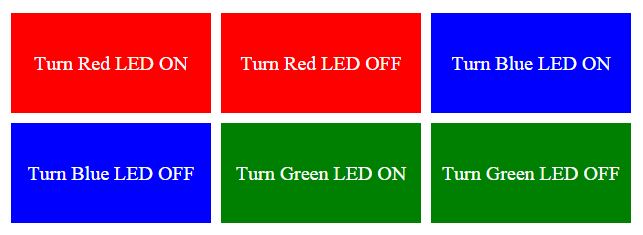 Simple RGB LED Web UI