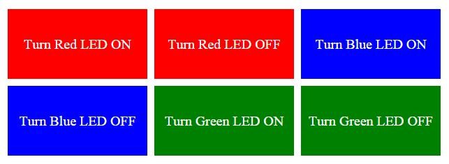 RGB LED Web UI